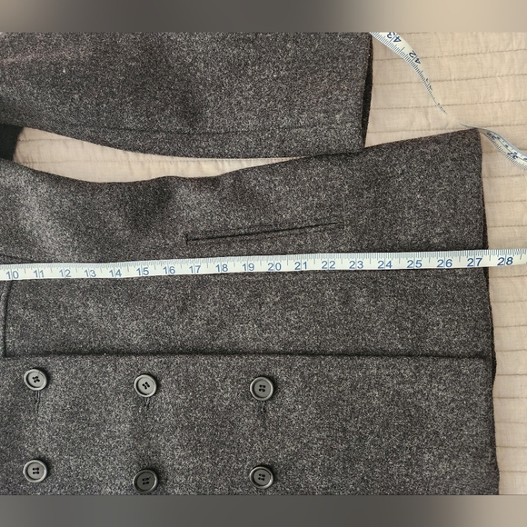 Women's Vintage Wool Blend Pea coat - Picture 5 of 12